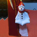 Raise lantern Santa Claus Crafts Christmas Snowman Take the book Ornaments