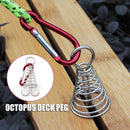 Stainless Steel Tent Stake Peg Windproof Awning Ground Fixed Nail (Round * 5)