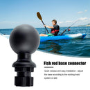 Nylon Mounting Base Pole Holder Connector for Fishing Rod Kayak Inflatable Boat