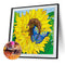 Diamond Painting Partial Special Drill Sunflower butterfly Picture of Rhin