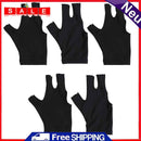 Three 3 Finger Snooker Billiard Gloves Left Hand Gloves for Men Women Pack of 5