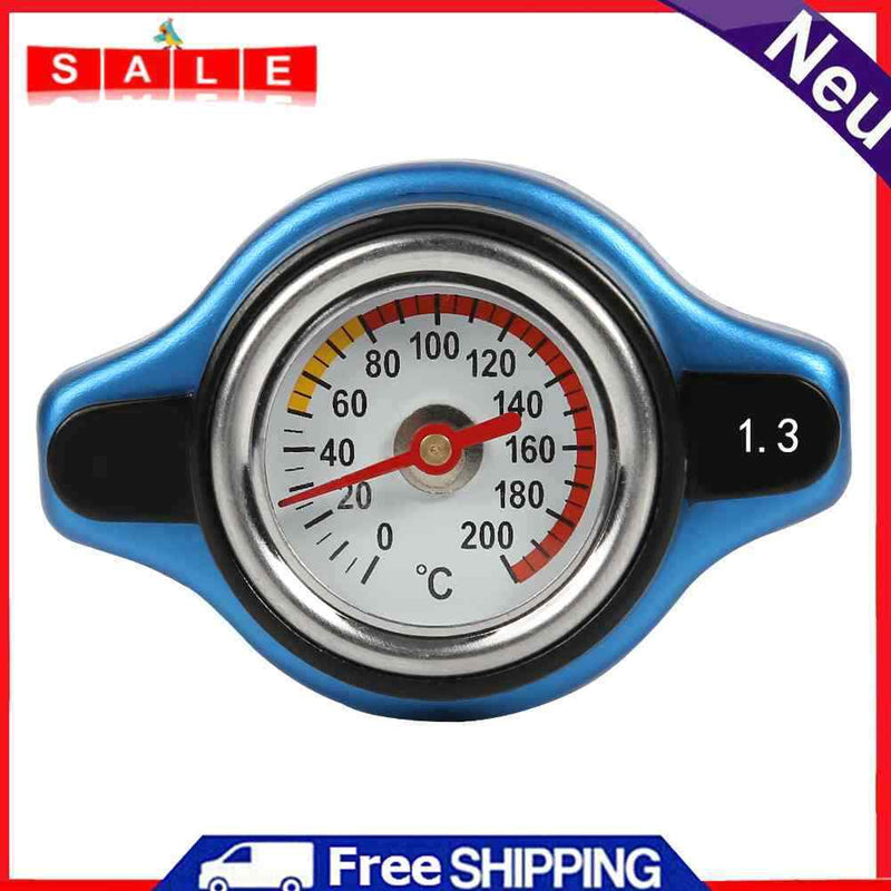 1.3 Bar High Pressure Rating Thermostatic Radiator Cap with Temperature Gauge