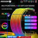 COOLMOON AOSOR LED Light Strip Bendable Flexible LED Strip Light DIY for Chas