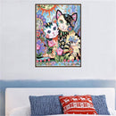 5D DIY Full Drill Diamond Painting 2 Cats Cross Stitch Embroidery Mosaic