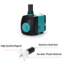 Aquarium Ultra Quiet Submersible Fountain Water Pump Fish Pond Side Suction