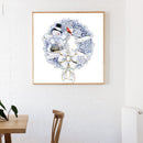 Christmas Full Round Drill Diamond Painting DIY Mosaic Kits Home Festival Decor