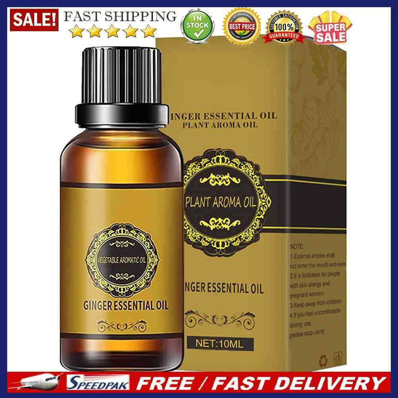 massager Oil GINGER ESSENTIAL PLANT AROMA Belly Drainage