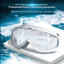 Swimming Glasses Waterproof Anti-fog Adults Diving Goggles (Clear White) Newly