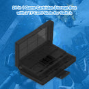 24 in 1 Plastic Game Card Storage Box with 2 TF Card Slots for Nintendo Switc