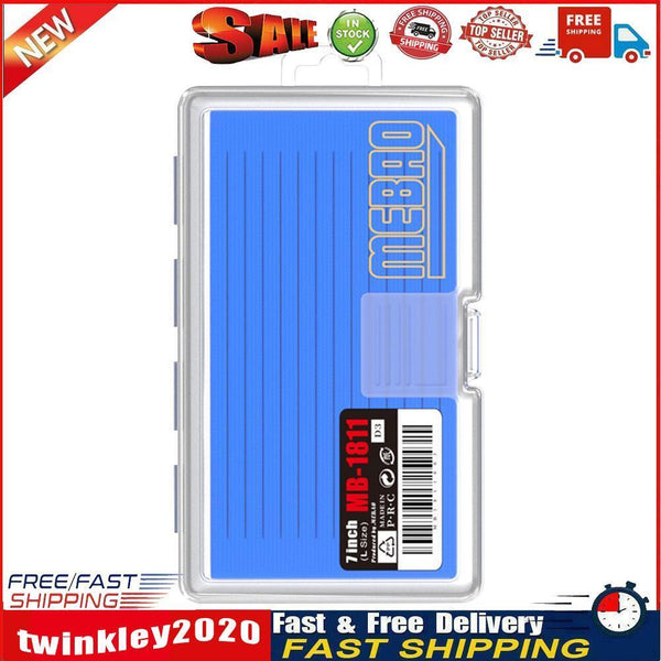 Plastic Fishing Tackle Box Lure Hook Storage Organizer Container Case (L) Newly