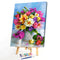 30x40cm Oil Painting By Number Colorful Flower Cluster DIY Drawing No Frame #F