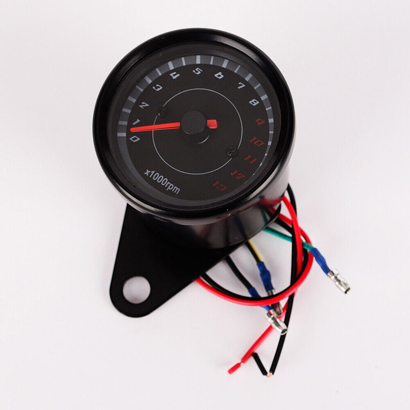 DC12V Universal Motorcycle Speedometer Speedometer Display Speed & Miles