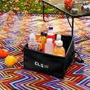 Outdoor Foldable Basin Water Bucket Camping Fishing Washing Tub (Black)