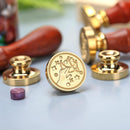 Retro Envelope Wax Seal Stamps Wooden Handle Sealing Wax DIY Crafts (K01)