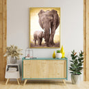 DIY Hand Painted Paint By Numbers Oil Canvas Pictures Elephant Kit for Room