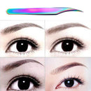 Accurate Eyebrow Makeup Tools Professional Eyelash Extensions Flat Tip Tweeze