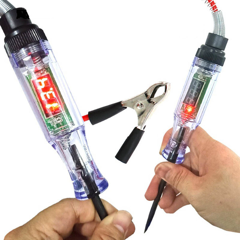 Professional Long Probe Pen Digital Display Auto Voltage Tester Repair Tool