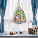 DIY Special Shaped Diamond Art Flower Wreath Hanging Rhinestone Garland Gifts