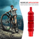 Bicycle Valve Core Tool Multi Function Air Nozzle Extension Disassembly Wrench