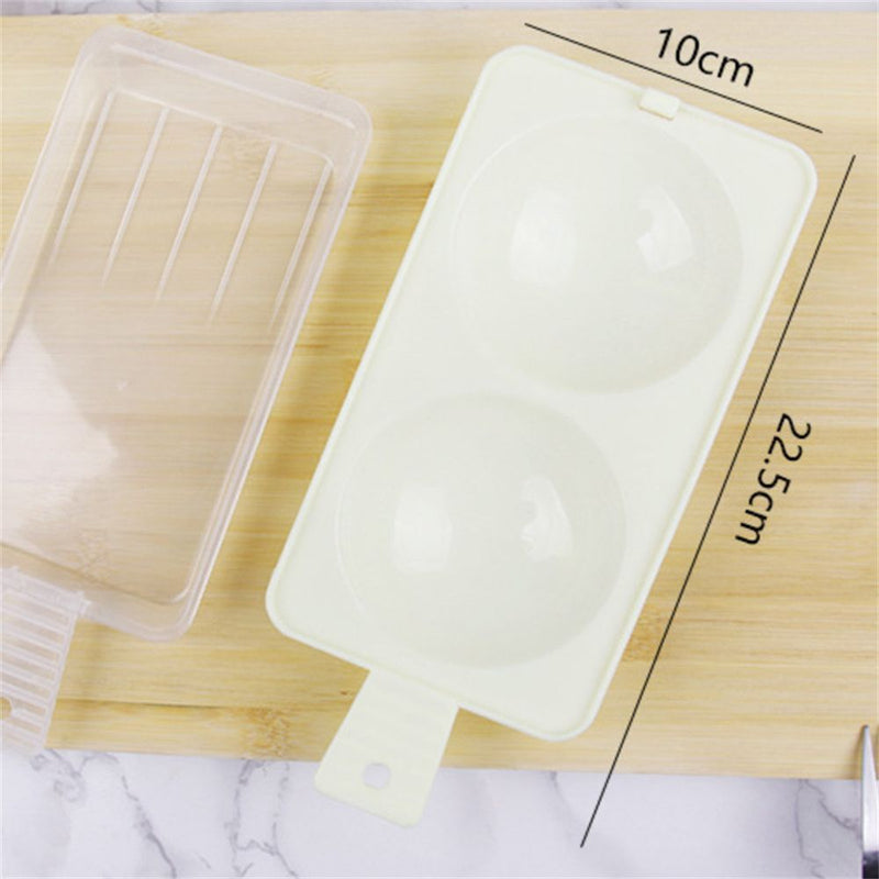 Steamer Tool DIY Microwave Eggs Egg Steamer Draining Egg Boiler Double Cup