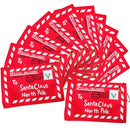 5pcs Non-Woven Christmas Envelope Pendant Gift Candy Bags Tree Hang Decor