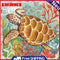 Handmade Sea Turtle 5D DIY Full Round Drill Drawing Kit Diamond Painting Craft