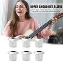 6pcs 10mm Metal Guitar String Winder Nut Sleeve Bushing Guitar Replacement To