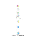 #A Wind Chime Color Crystal Catcher Hanging Ornaments Moon Diamond Prisms Pendan