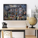 5D Full Round Drill Diamond Painting DIY Halloween House Kits Rhinestones C