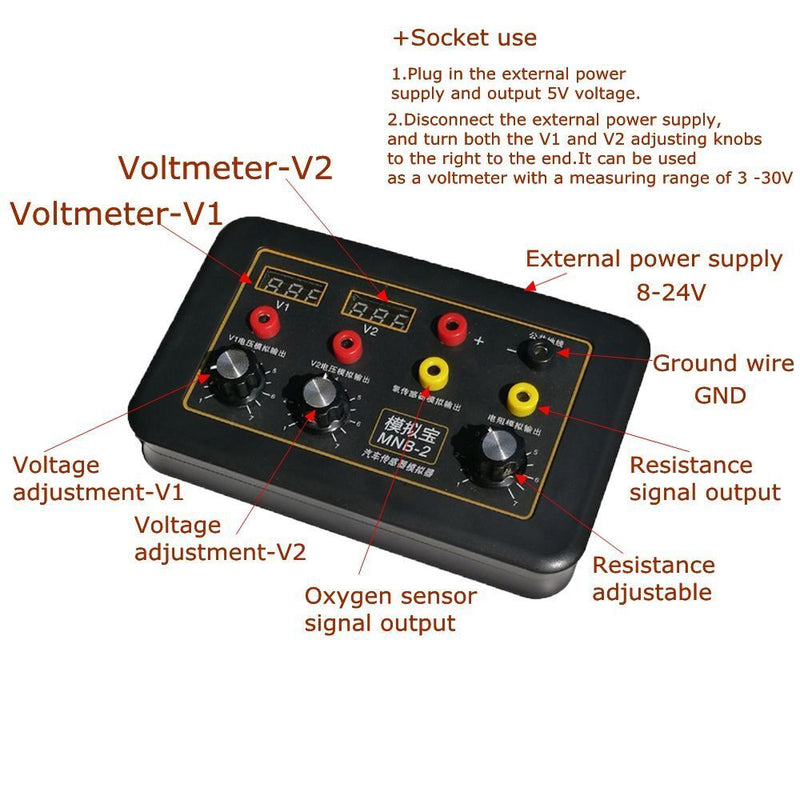 ECU Tester Automobile Vehicle Signal Generator Car Oxygen Oil Pressure Sensor