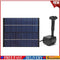 2W 6V Solar Water Pump Panel Home Garden Pond Pool Aquarium Fountain Kits #F