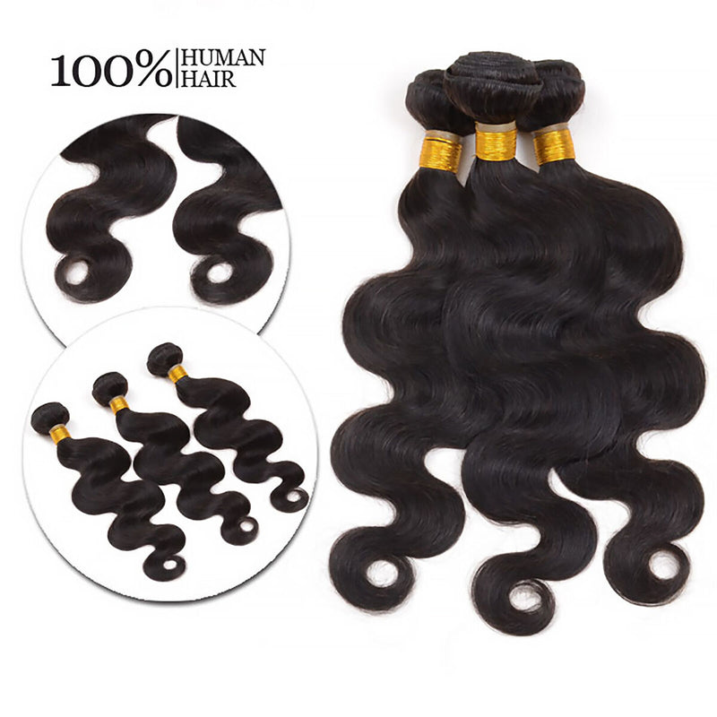 Wave Hair Bundles Water Wave Virgin Hair Extensions Bundle 100g (20 inch)