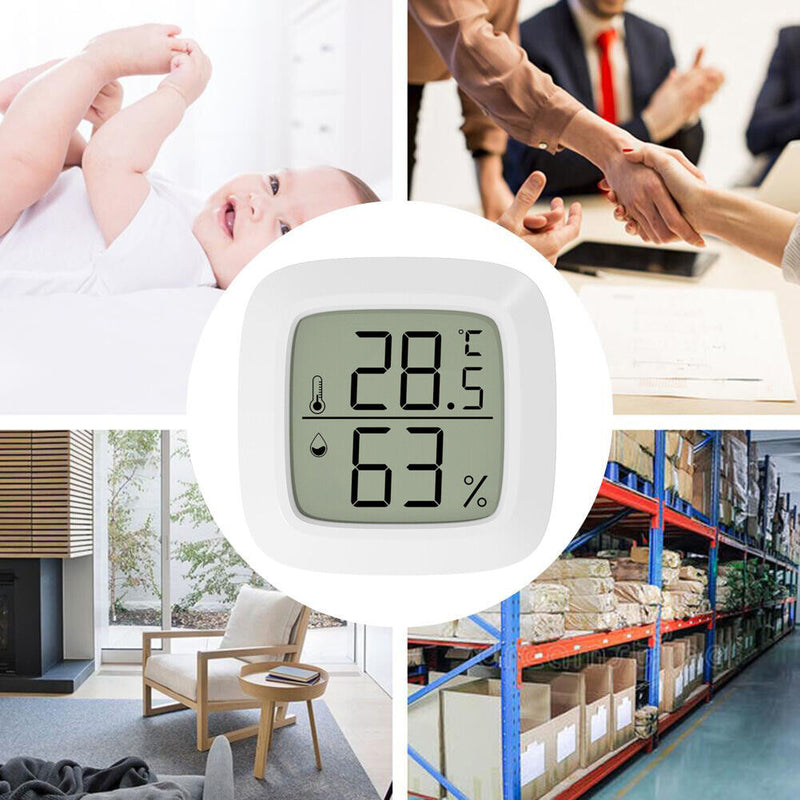 Mini LCD Digital Thermometer Sensor Home Indoor Temperature Meter Gauge (B)