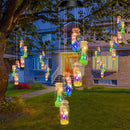 Wind Chime Lamp Wishing Bottle Wind Chime Lamp Solar Light Outdoor Lighting