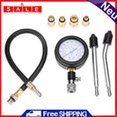 Gas Motor Cylinder Compression Tester Tool Kit Pressure Gauge with Adapter