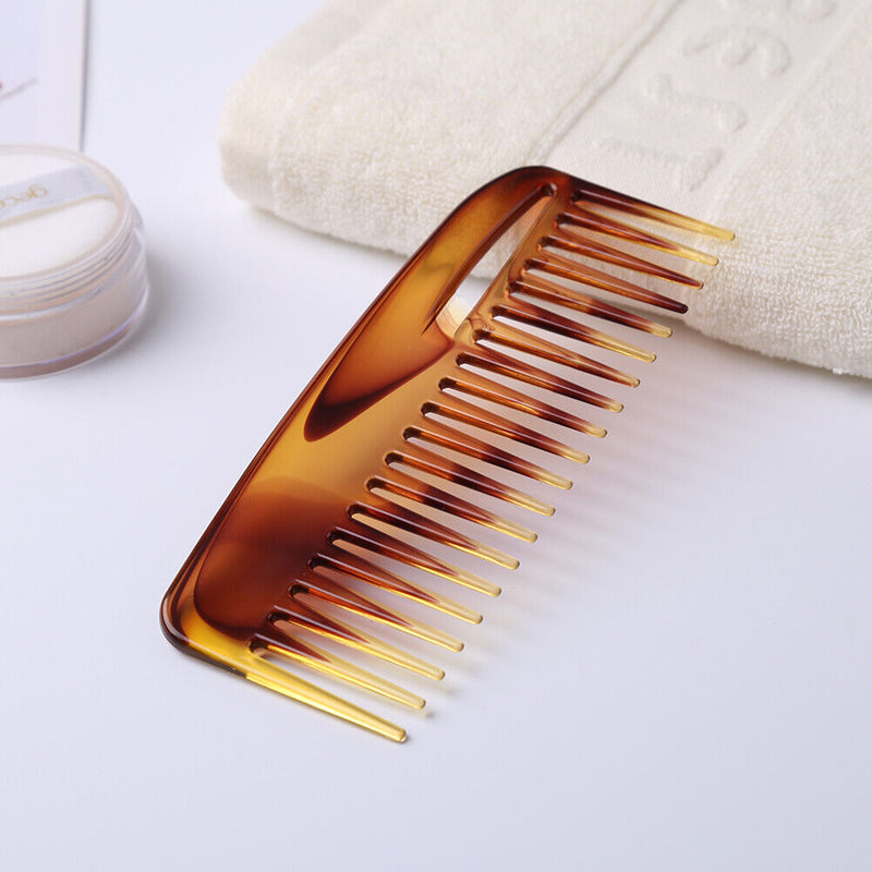 Detangling Curly Hair Comb Back Head Styling Beard Oil Comb Men Wide Teeth Co