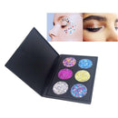 Popfeel 6 Colors Long-lasting Glitter Eyeshadow Pallete Eye Shadow (EK06)