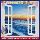 Window Sea Oil Paint By Numbers Kits Canvas Picture Wall Art DIY Craft Coloring