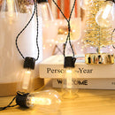 30LED Solar String Lights Bulb Retro Garland Christmas Yard Decor (6.5m)