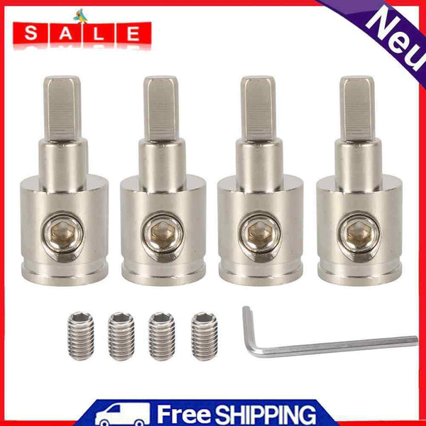 4 Sets Car Audio Wire Terminal 0GA to 4GA Power Cord Input Reducers Auto Parts