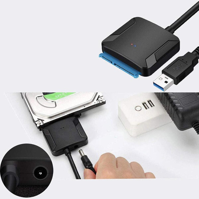 SATA to USB 3.0 Adapter Cable for 3.5/2.5 Inch SSD HDD Hard Drive Disk_