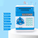 Piggy Bank ATM Machine Electronic Safe Money Jar for Boys Girls (Blue) Newly