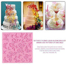 1Pcs Butterfly Lace Fondant Mold Silicone Cake Mold Baking Tool Best A8Q1