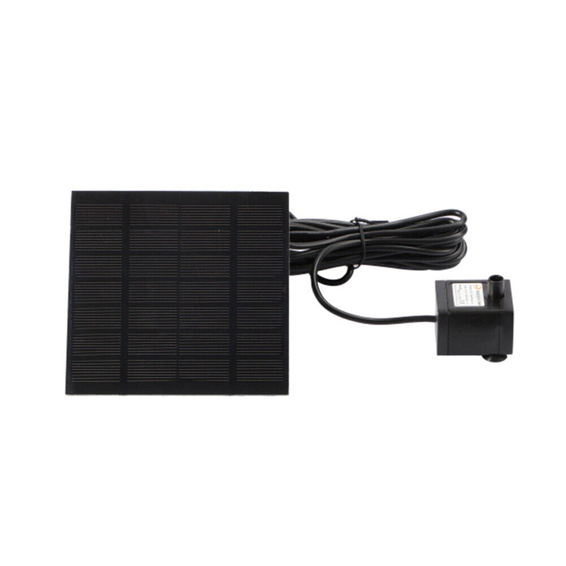 Solar Water Fountain Floating Pools Pond with Nozzle Waterfall Garden Lawn Decor