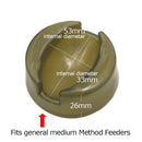 4Pcs/Set Carp Fishing Feeder Method Flat Feeder Tool for Fishing Inline with S