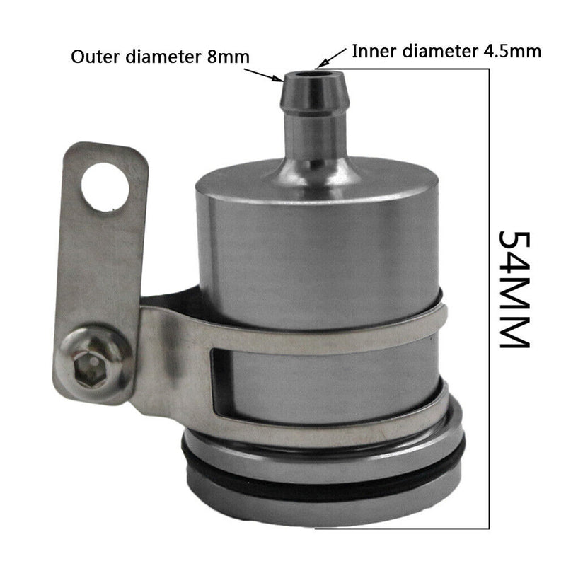 Universal Motorcycle Brake Fluid Reservoir Clutch Tank Oil Fluid Cup (Grey)