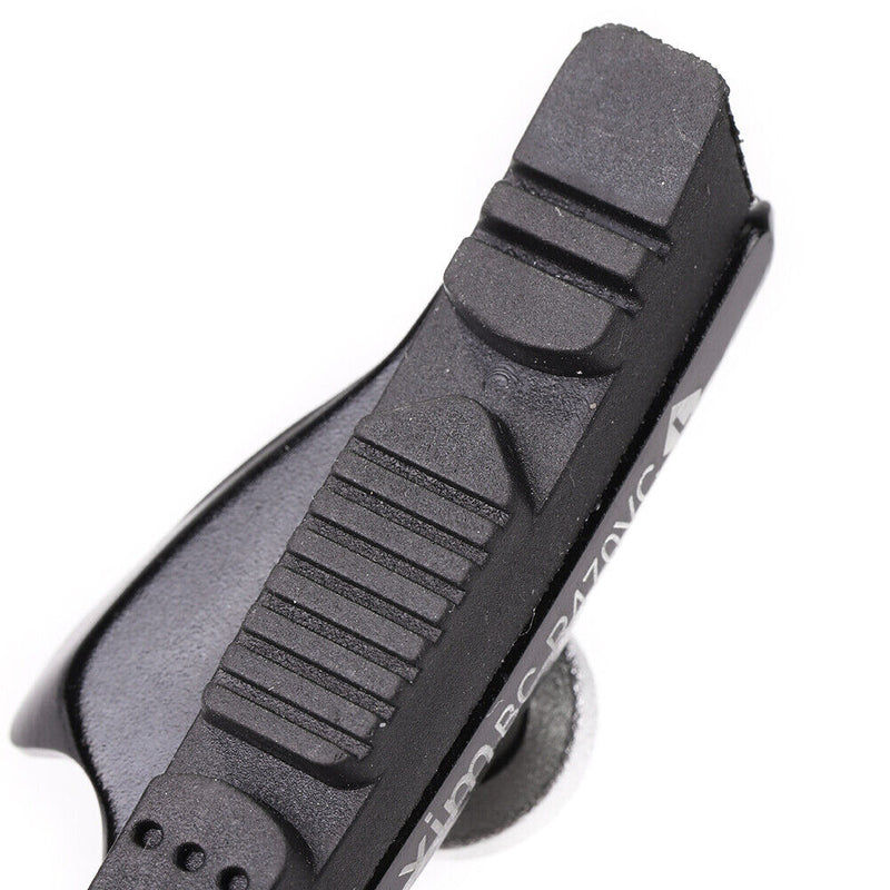 2X Road Bicycle Cycling Folding Bike V Brake Pads Holder Blocks (Black)