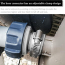 4pcs Hose Drain Plug Adapter with 2pcs Cuff Kits for Filterpu