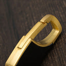Fashion Men's Jewelry Gift Keyfob Leather Metal Car Key Chain Keyring