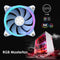 Yeston ZEAGINAL ARGB CPU Cooling Cooler Fan 4Pin PWM PC Case Heatsink Radiator